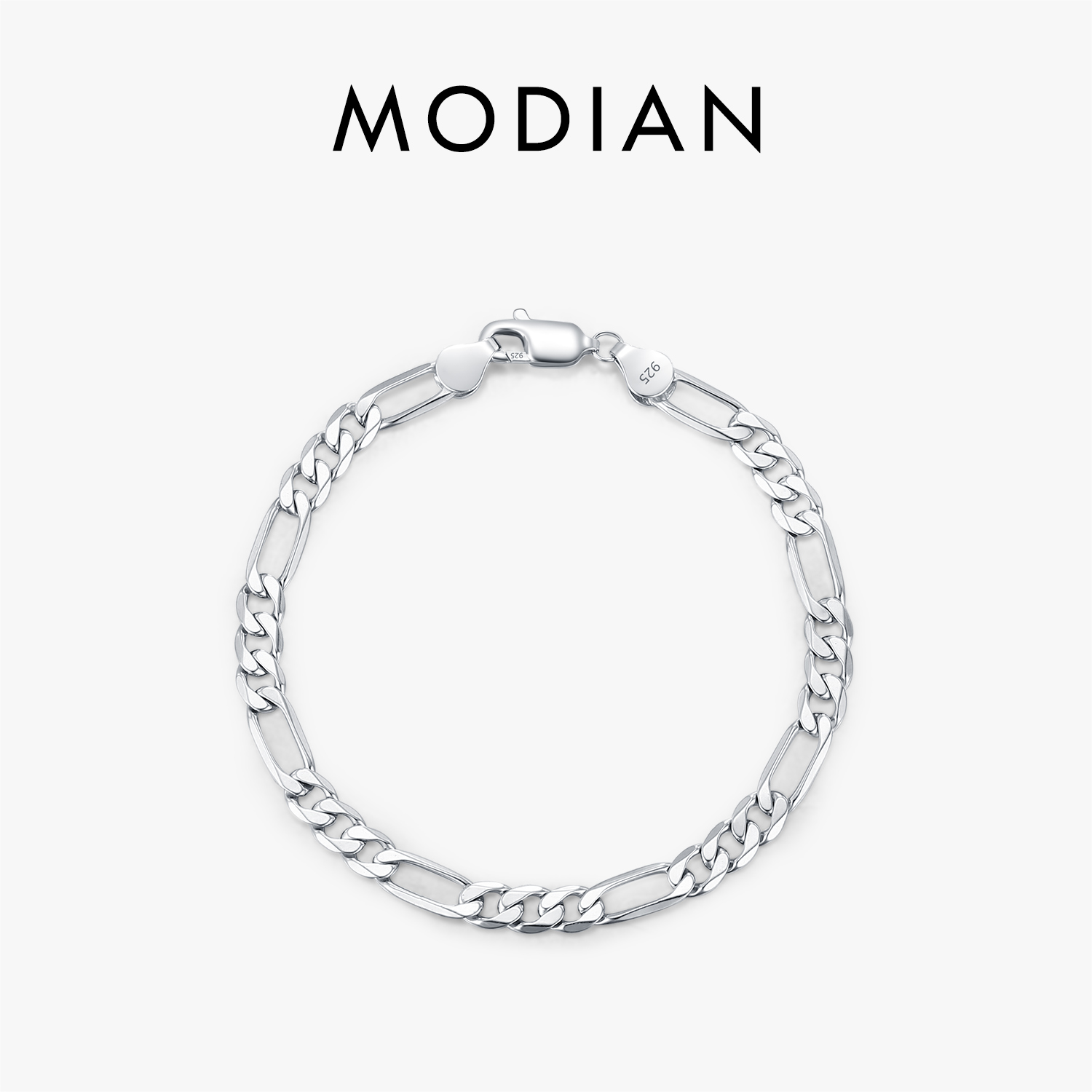 Men Accessories Chain And Bracelet - MODIAN-pulsera de cadena hueca Figaro clásica