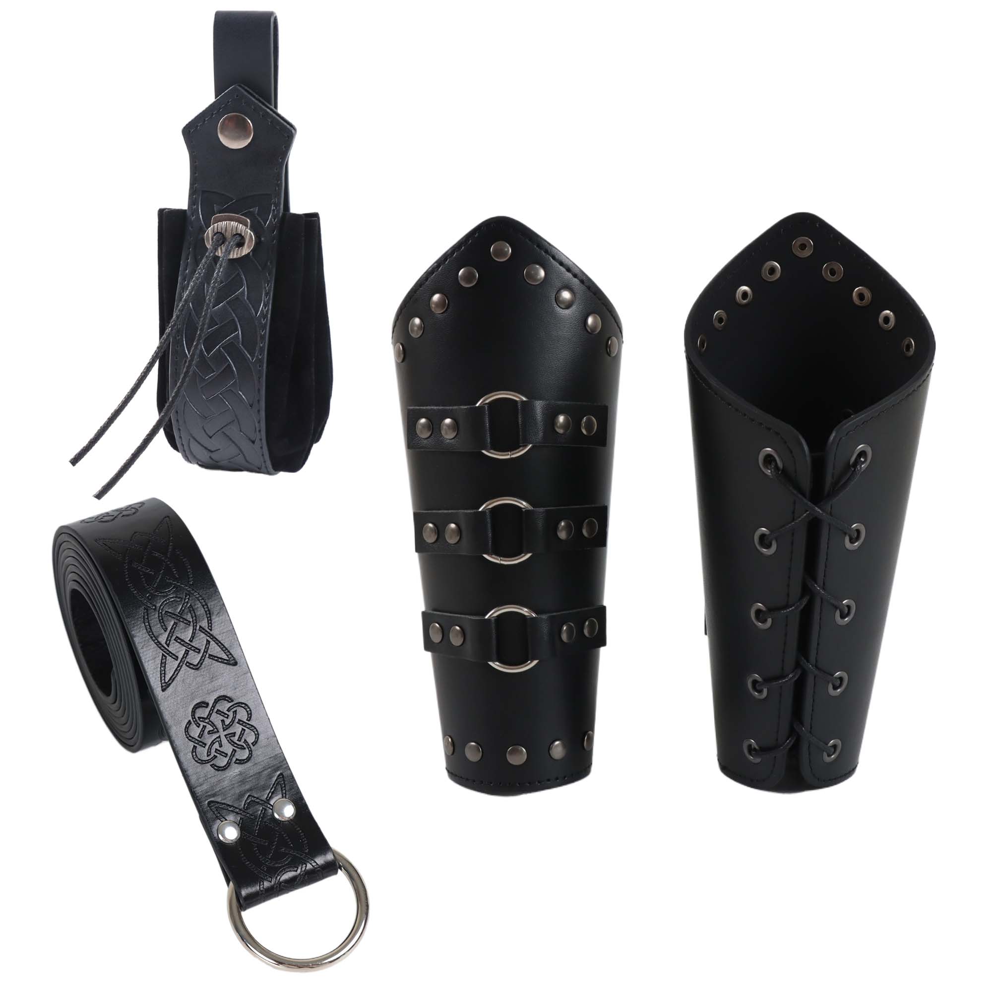 Men'S Viking Accessories - Armadura de brazo para hombre, conjunto
