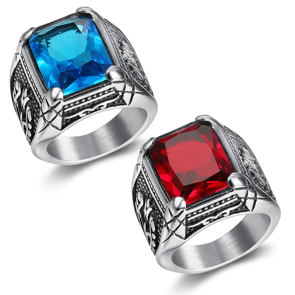 Signet Ring Men - Anillo de sello para hombre, de
