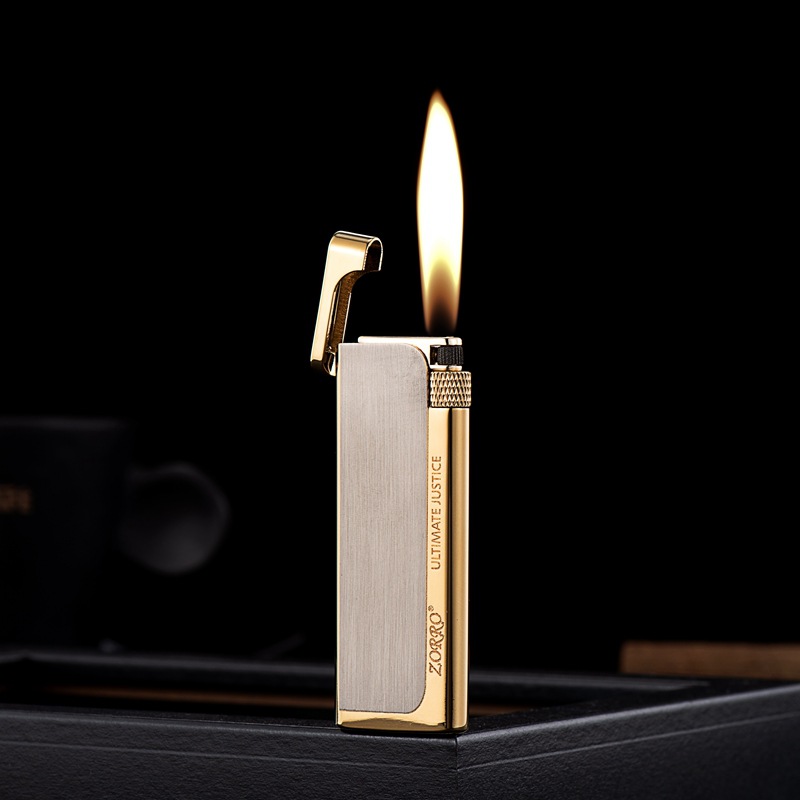 Lighter Windproof - Zorro Z688 Encendedor de metal ultrafino: