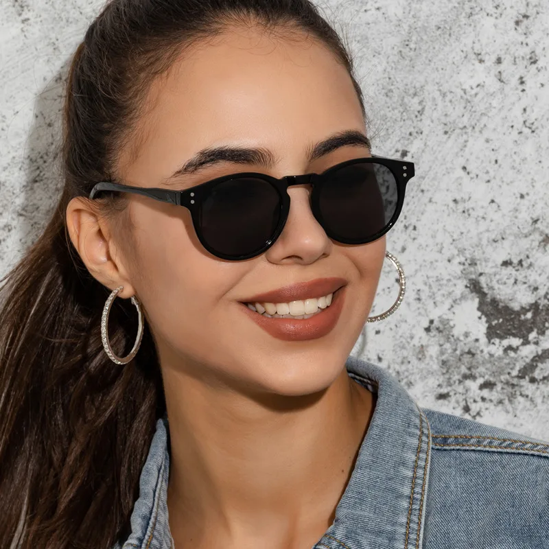 Men'S Accessories In The 90S - Gafas de sol redondas verdes con