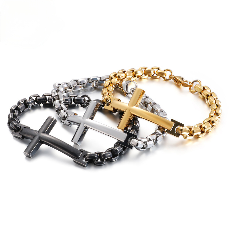 Men Accessories Chain And Bracelet - Nueva Pulsera de Acero de Titanio
