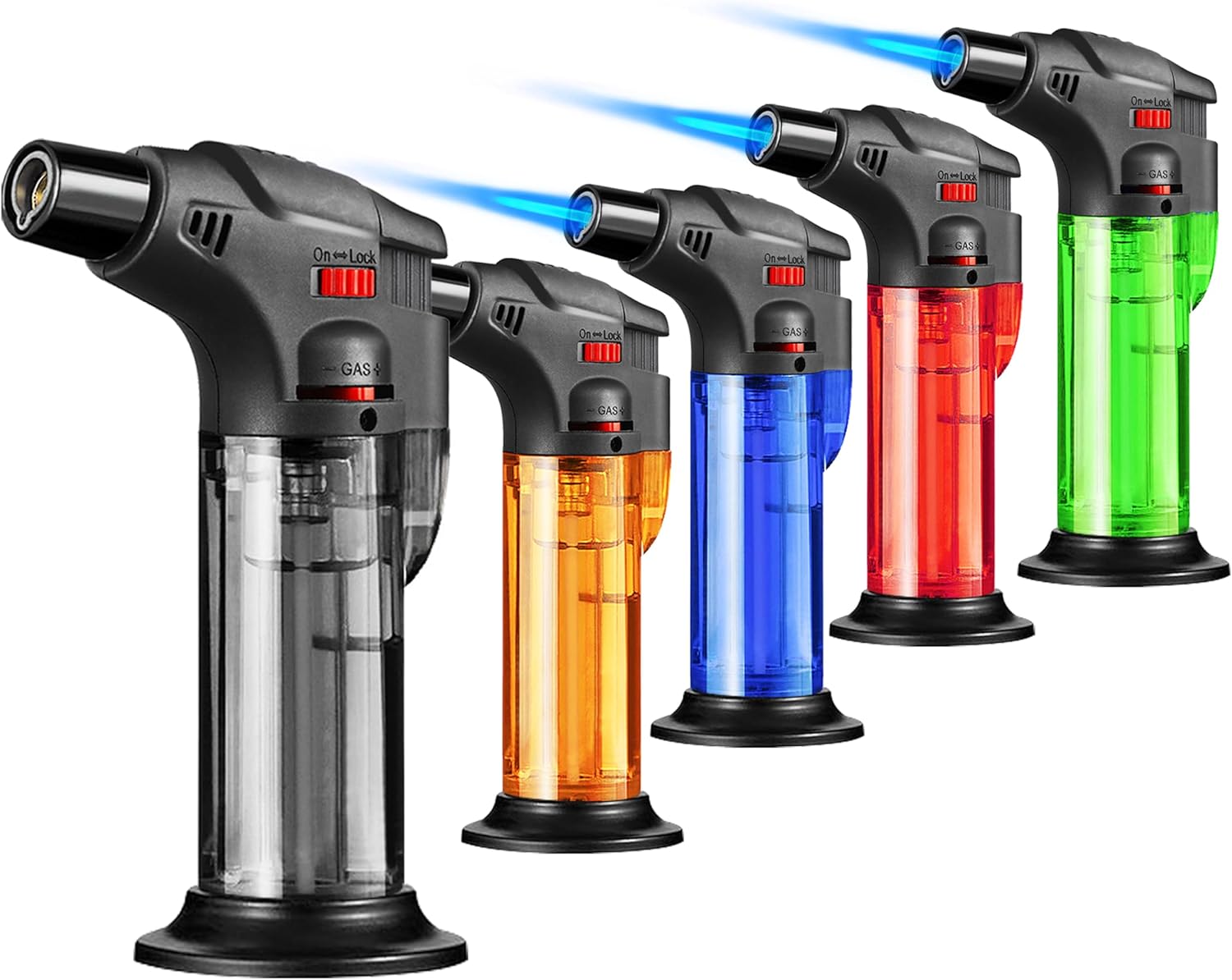 Lighter Windproof - Encendedor de llama de chorro recargable