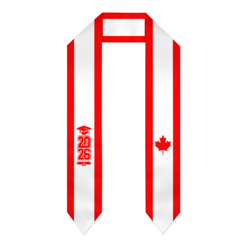 Men'S Accessories Canada - Echarpe de Graduación con Bandera de