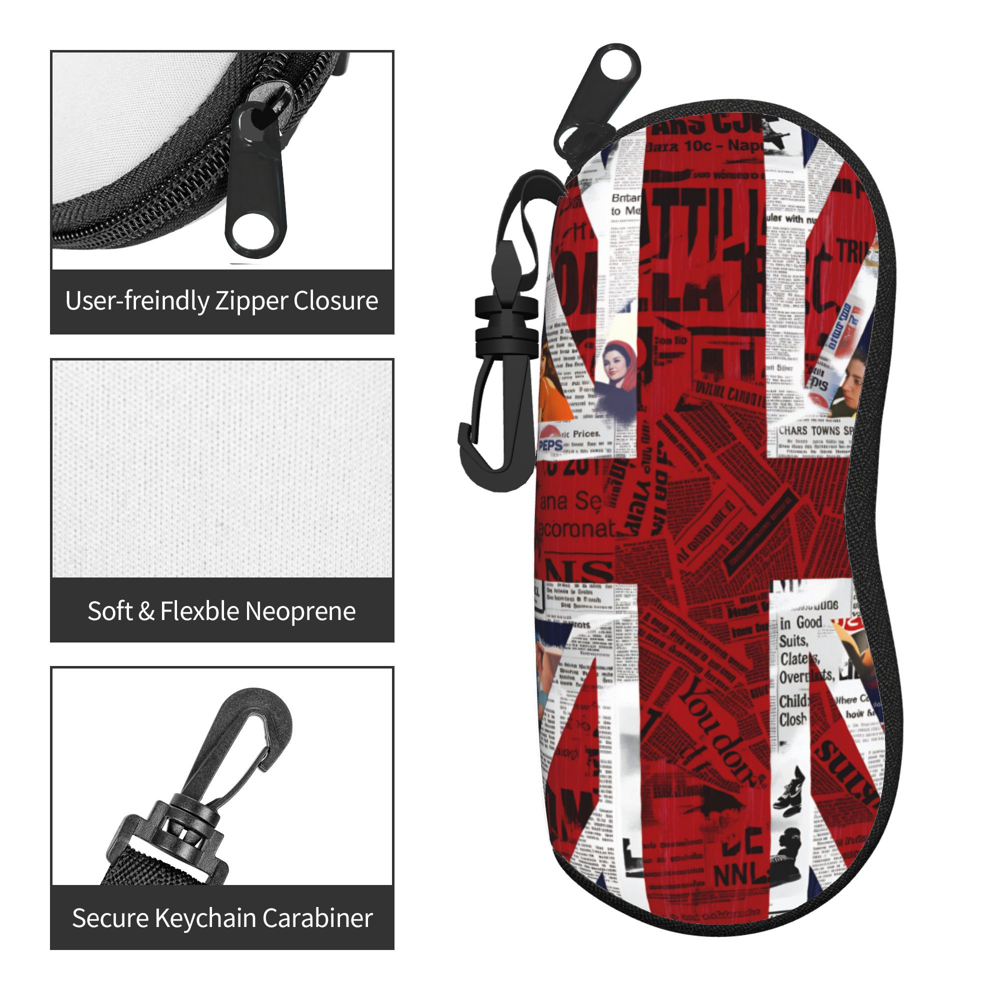 Estuche para gafas con bandera - Men'S Accessories Uk reseña y precio