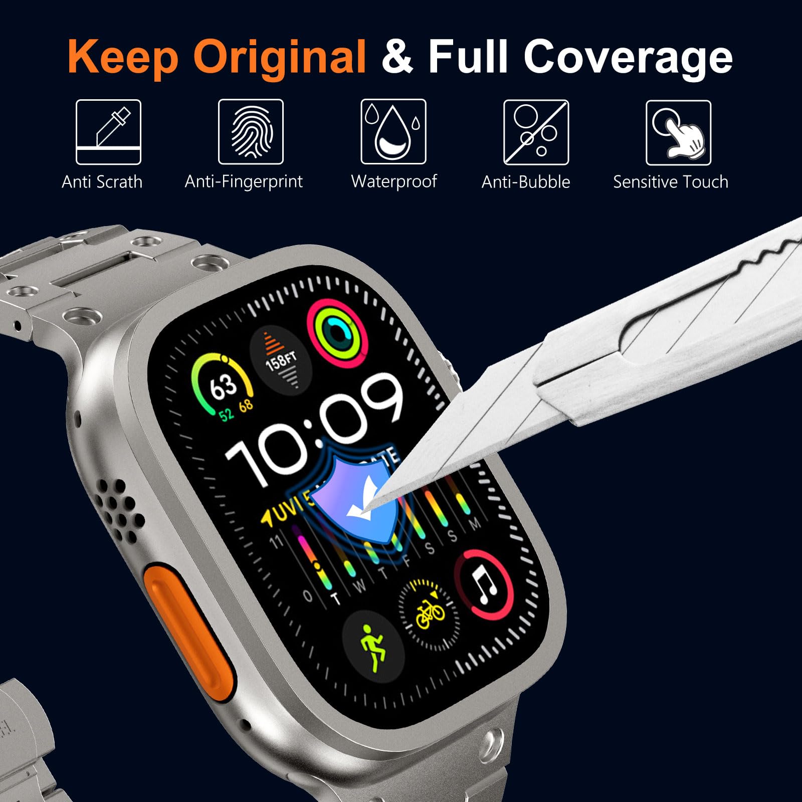 Vidrio templado para Apple Wat - Men'S Accessories Watches reseña y precio