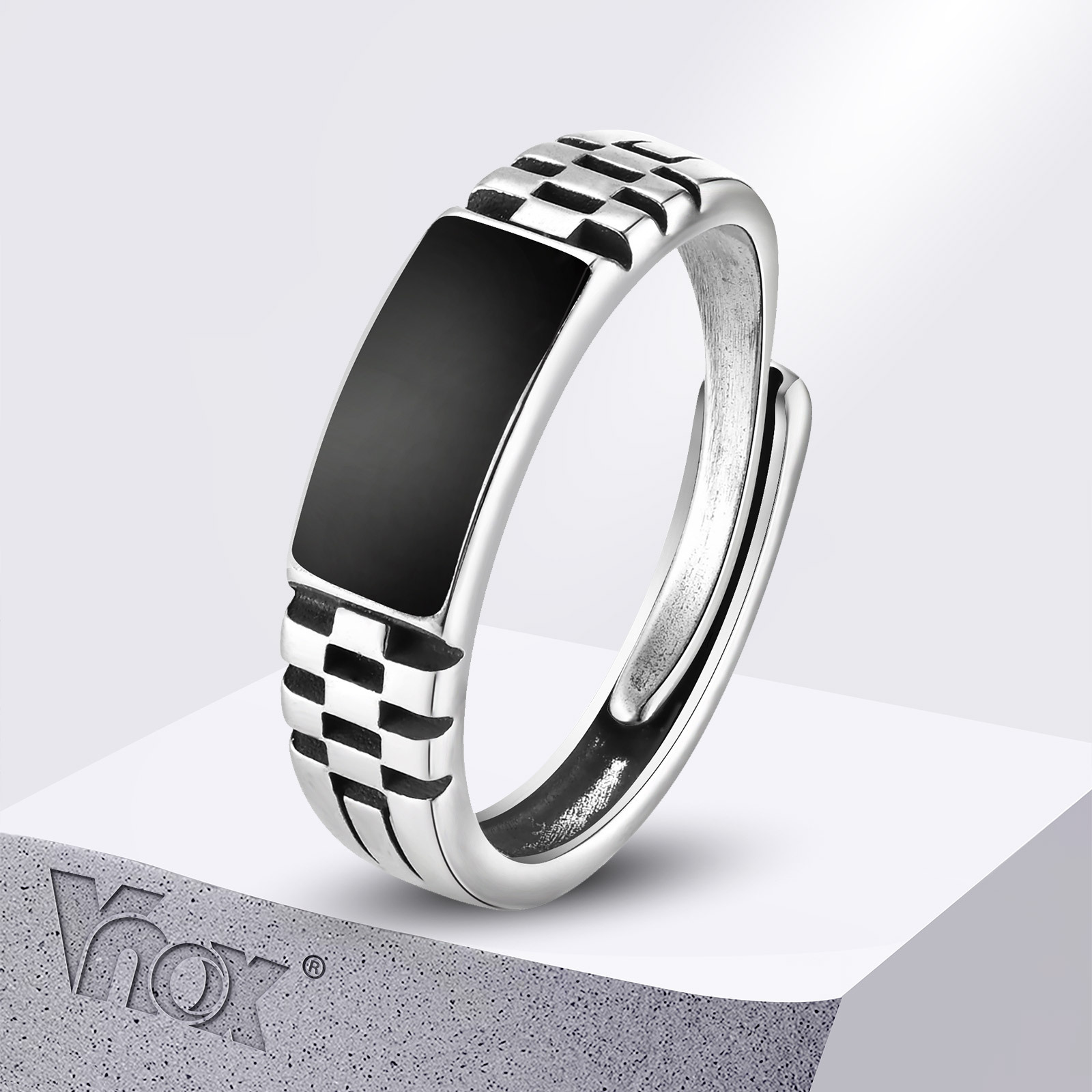 Anillos abiertos para hombre V - Signet Ring Men reseña y precio