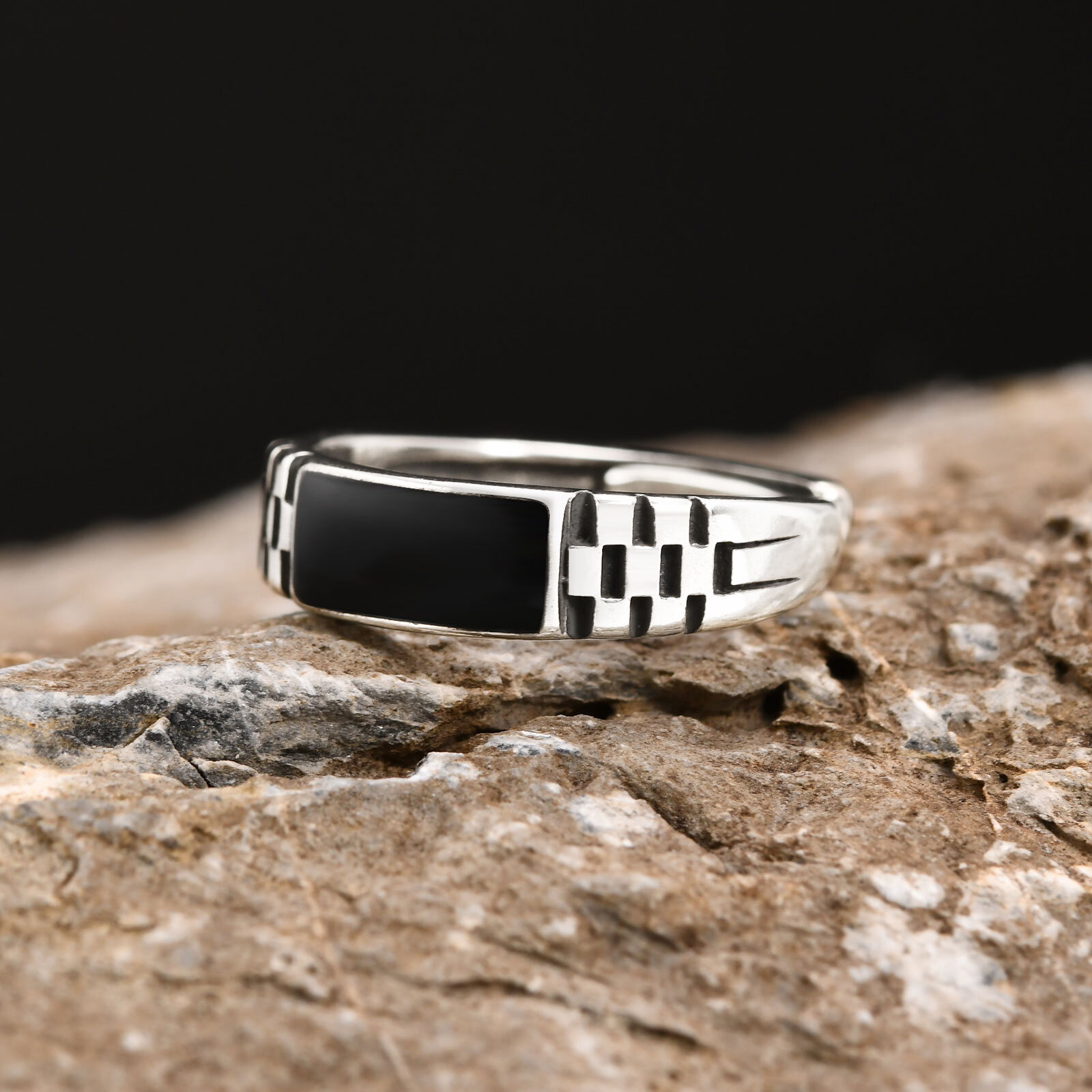 Anillos abiertos para hombre V - Signet Ring Men reseña y precio