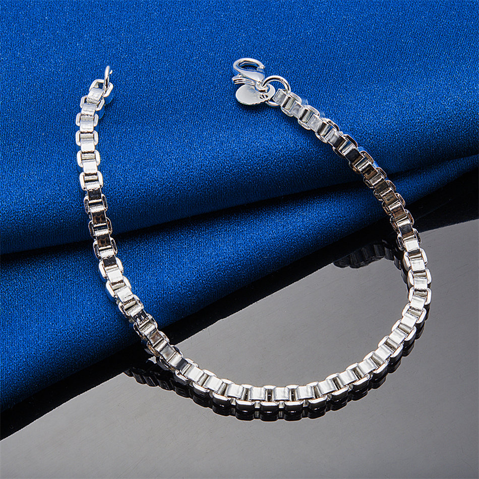 Pulsera de cadena de plata de  - Men Accessories Chain And Bracelet reseña y precio