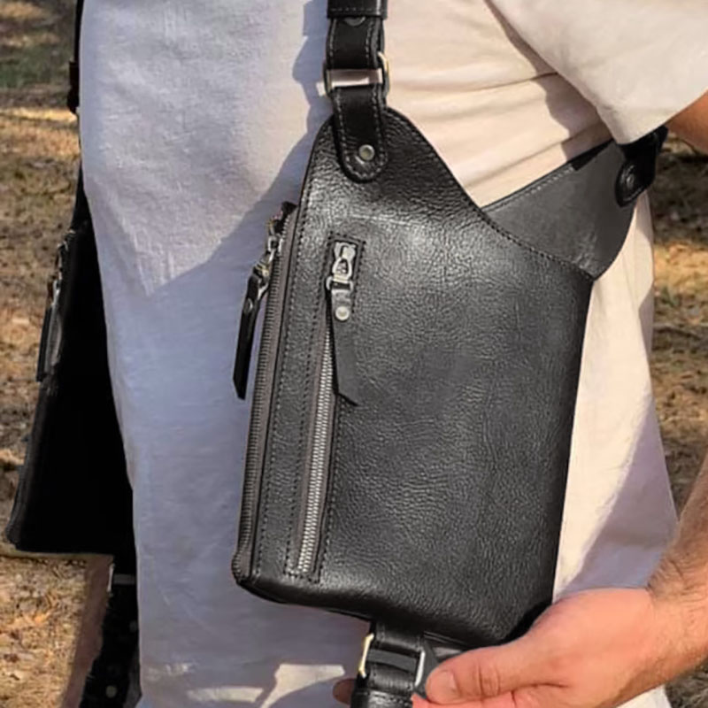 Funda con arnés de cuero Steam - Men'S Viking Accessories reseña y precio