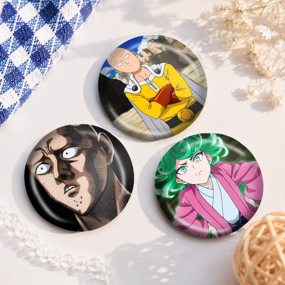 Insignias Redondas de Anime A- - Men Accessories For Birthday Gift reseña y precio