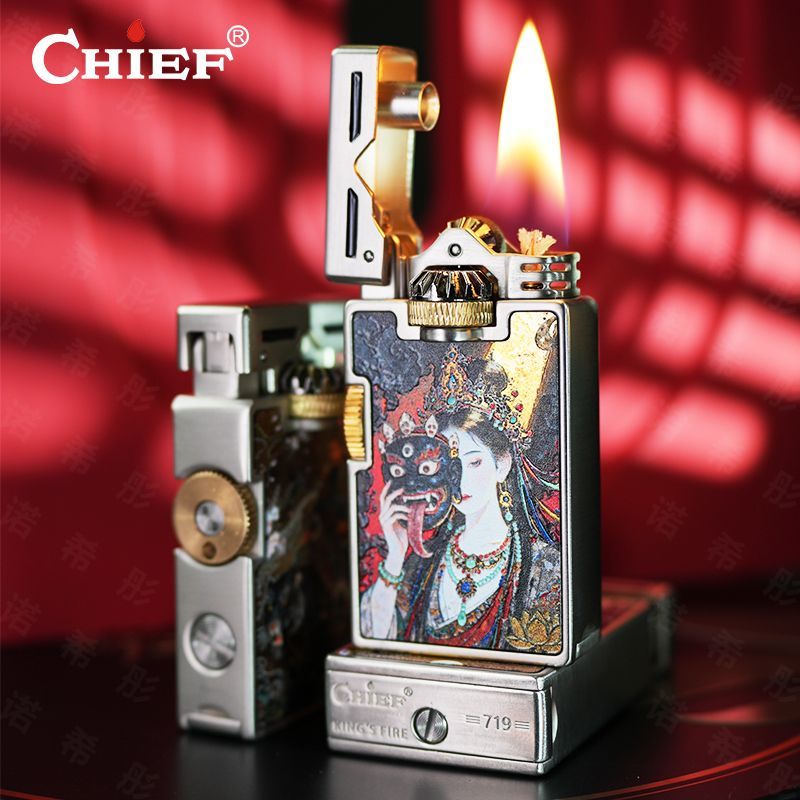 CHIEF Encendedor de aceite ret - Lighter Windproof reseña y precio