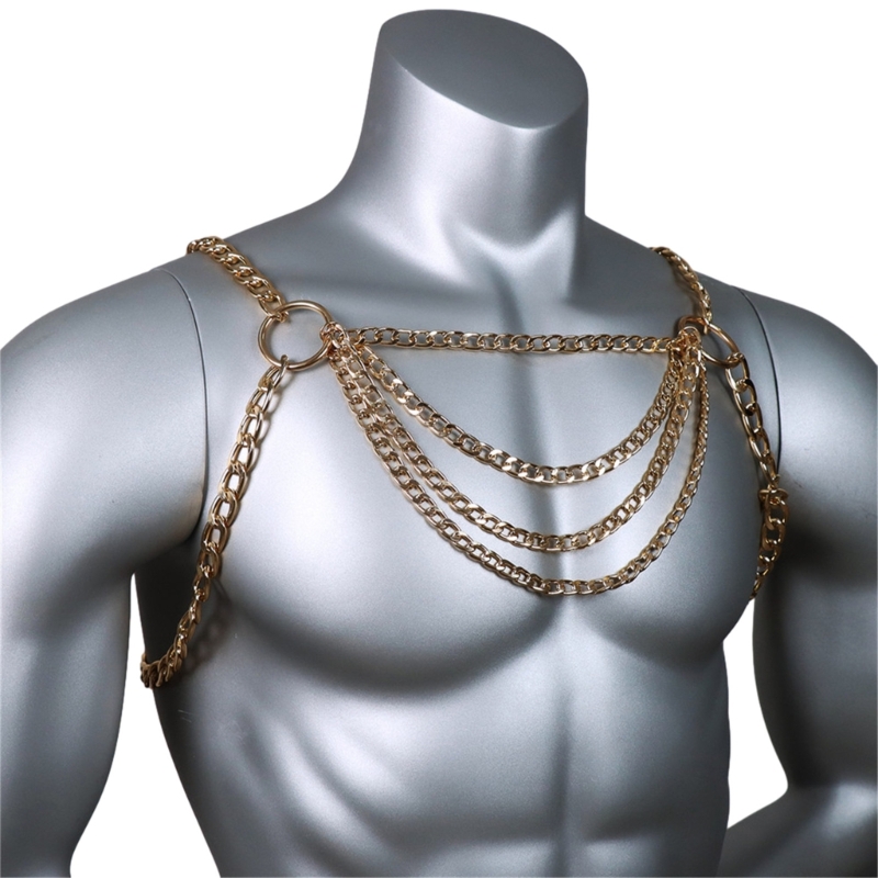 Cadena Metal para pecho para h - Mens Accessories Style reseña y precio