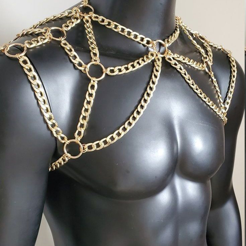 Punk hombres hombro cuerpo cad - Men Accessories For Beach reseña y precio