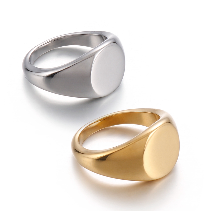 Anillo de sello Anillo de acer - Signet Ring Men reseña y precio