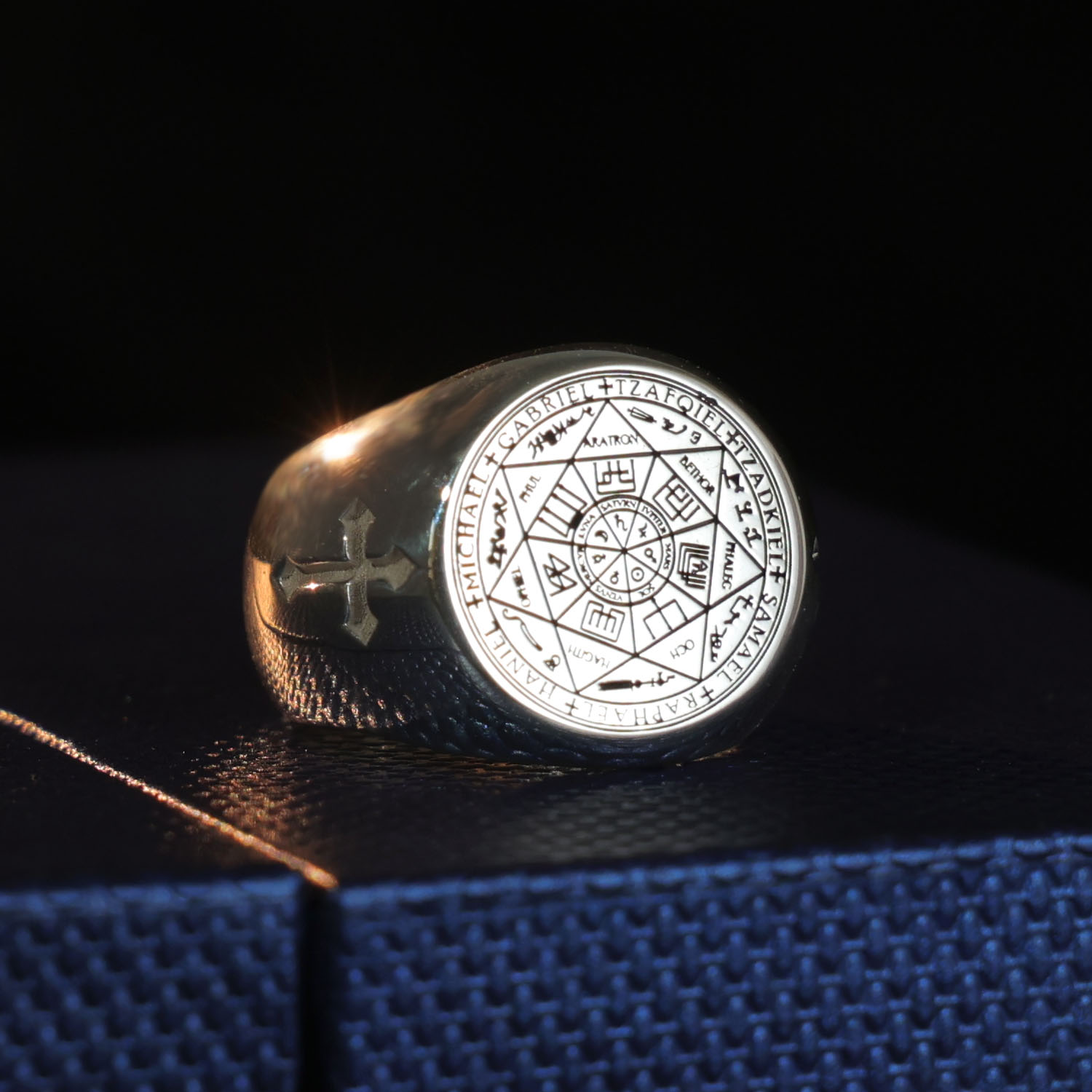Anillo de sello sólido de 20mm - Signet Ring Men reseña y precio
