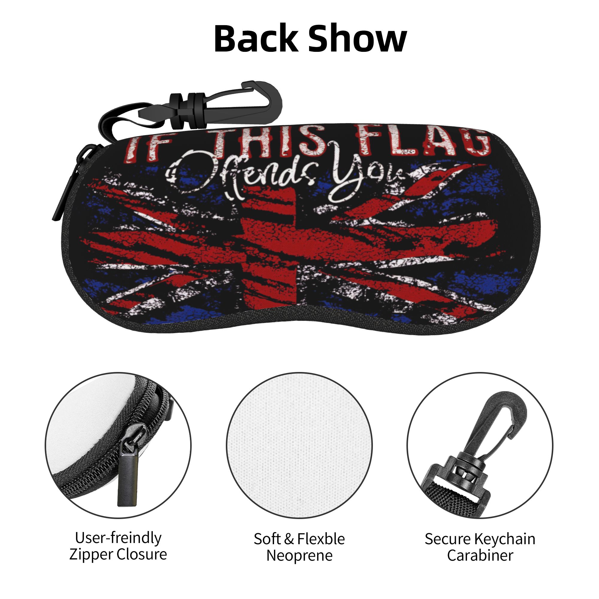Estuche para gafas con bandera - Men'S Accessories Uk reseña y precio