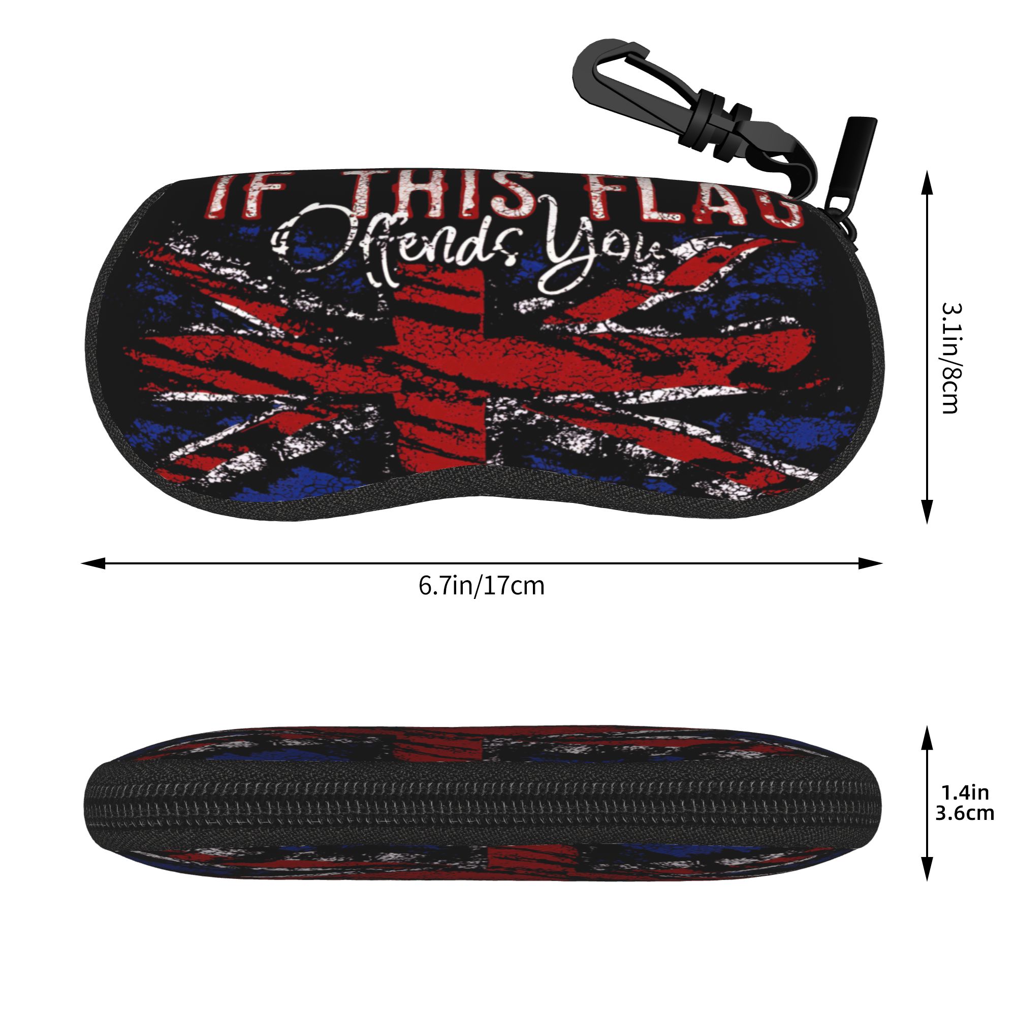 Estuche para gafas con bandera - Men'S Accessories Uk reseña y precio