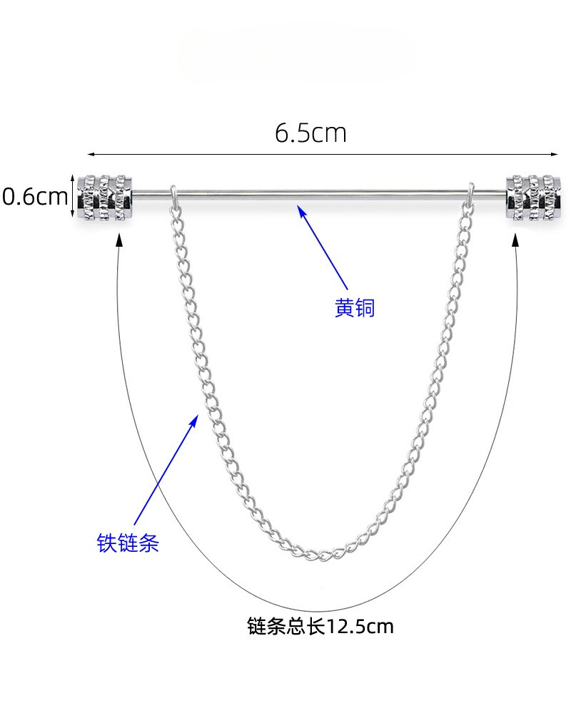 Nuevo broche para hombre, clip - Men'S Accessories Jewelry reseña y precio