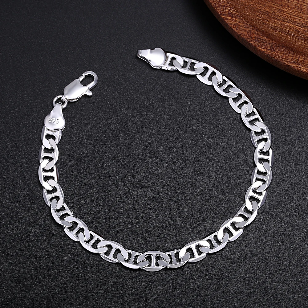 Diseñador de lujo Plata de Ley - Men Accessories Chain And Bracelet reseña y precio