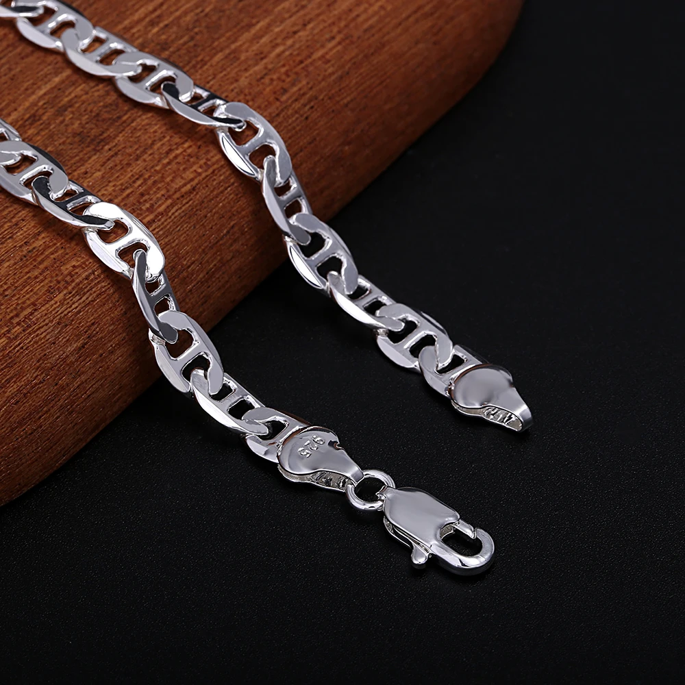 Diseñador de lujo Plata de Ley - Men Accessories Chain And Bracelet reseña y precio
