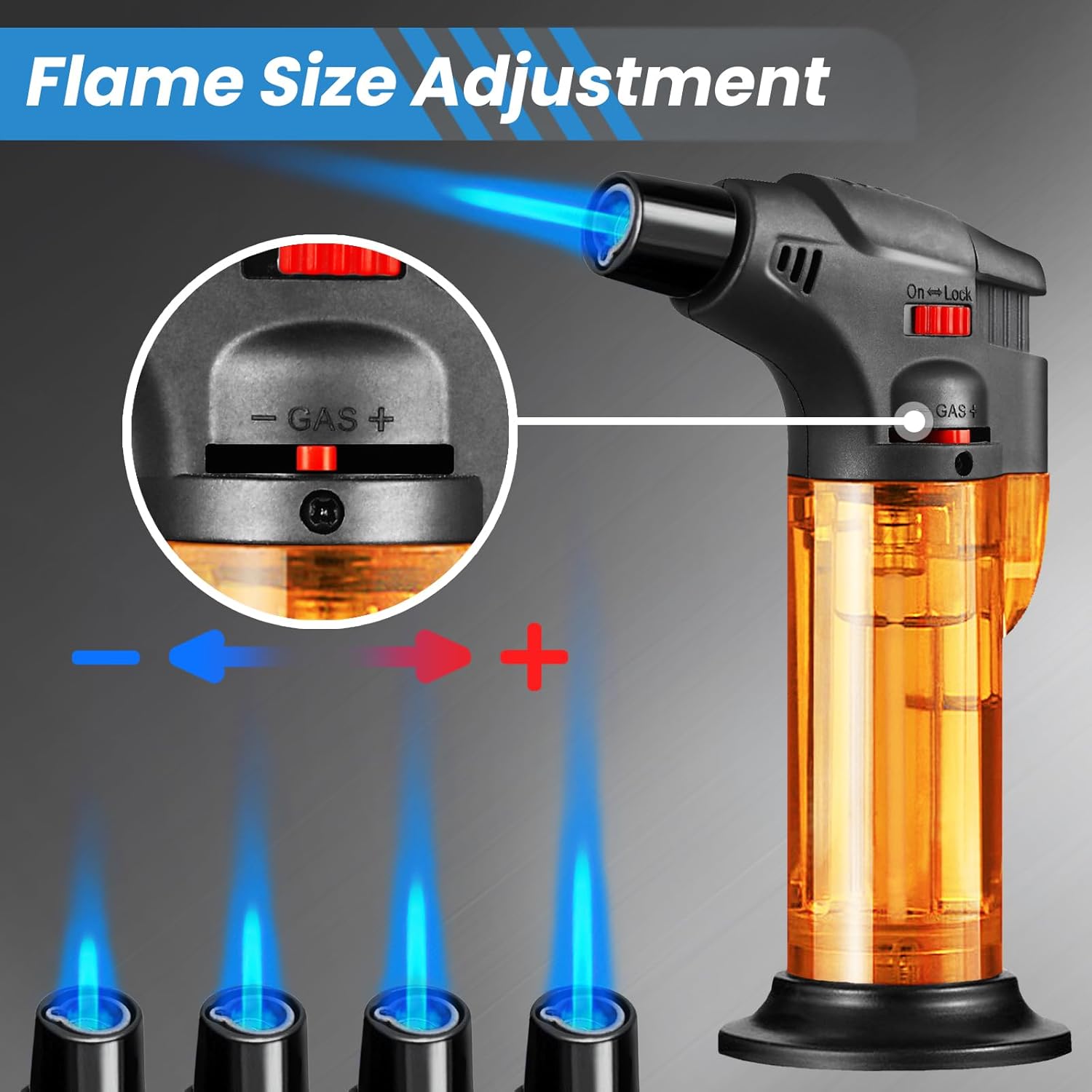 Encendedor de llama de chorro  - Lighter Windproof reseña y precio