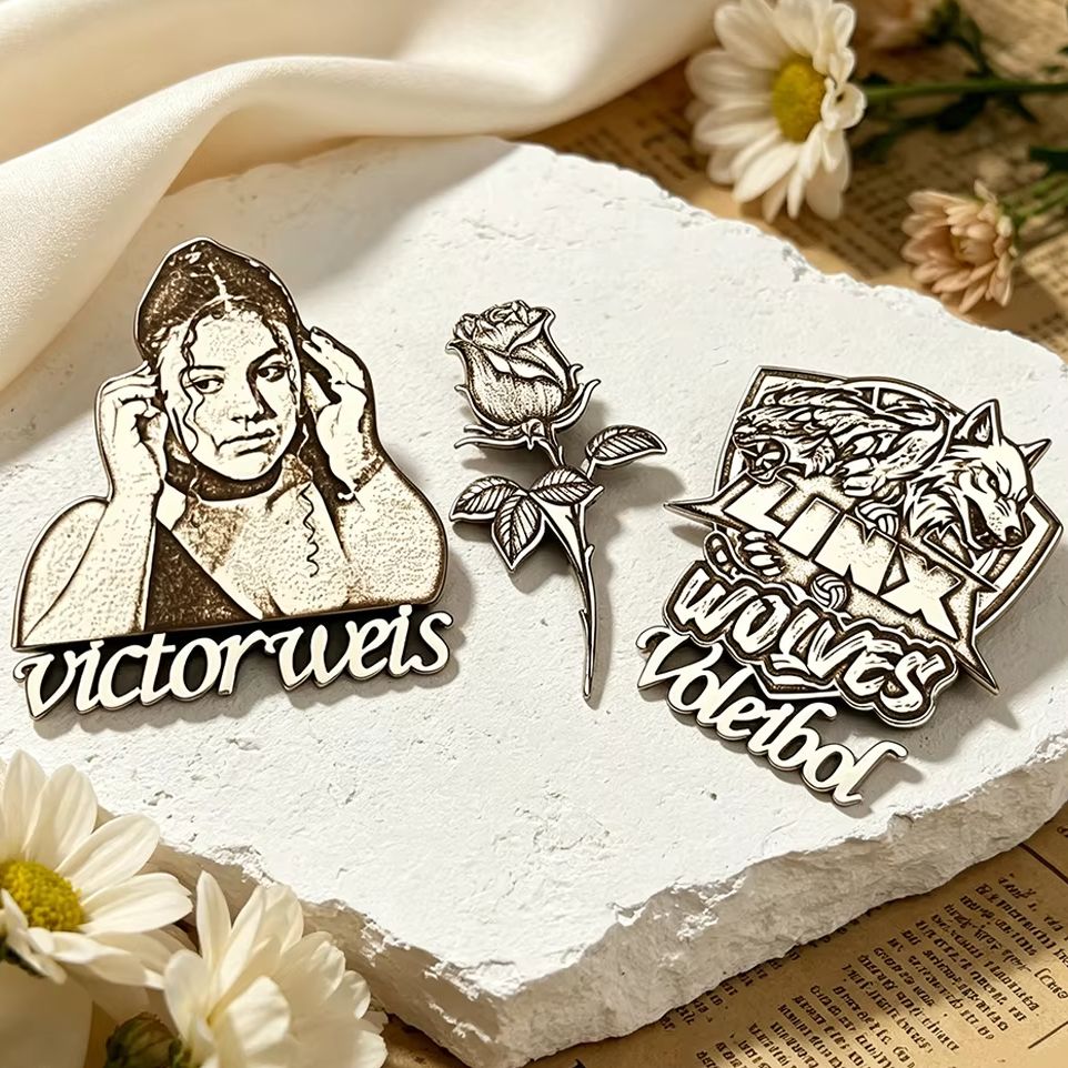 Broche de Metal con Foto de Re - Men Accessories For Birthday Gift reseña y precio