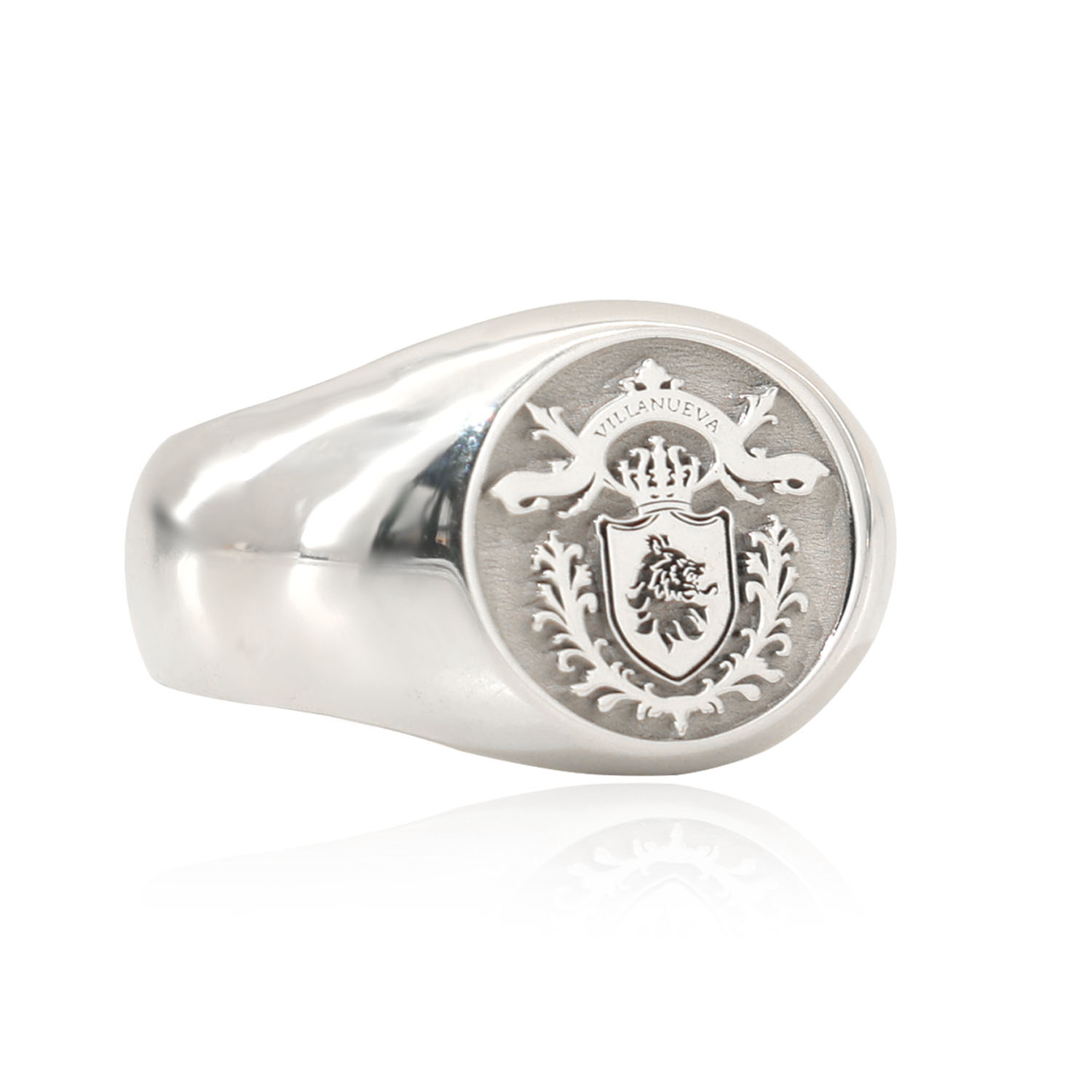Anillo de Plata Sólida 925 de  - Signet Ring Men reseña y precio