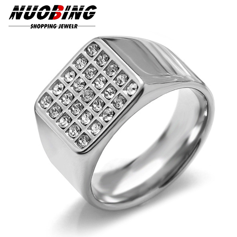 Anillo de sello de circonia cú - Signet Ring Men reseña y precio